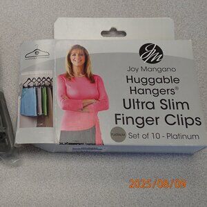 Joy Mangano Huggable Hangers Ulta Slim Finger Clips